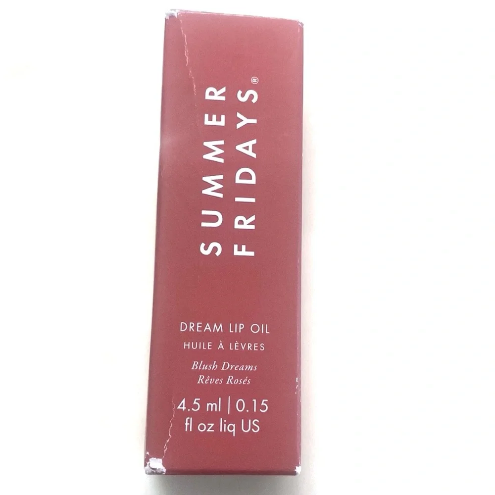 Summer‎ Fridays Dream Lip Oil for Moisturizing Sheer Coverage in Soft Mauve, NIB